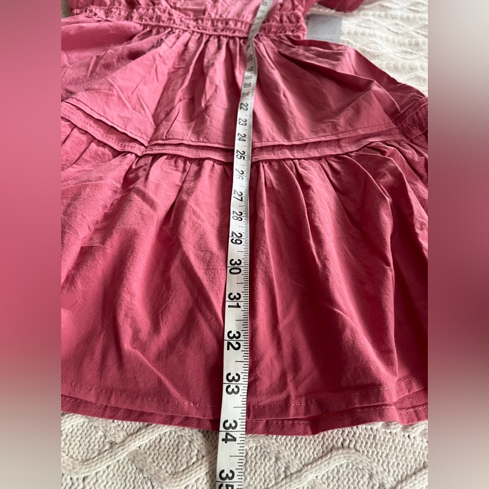 New! StitchDrop Raspberry Cotton MIDI Dress Short Sleeve Women’s size Large - Picture 15 of 16